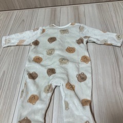 【新品】新生児用の冬用ロンパス(サイズ70)の画像