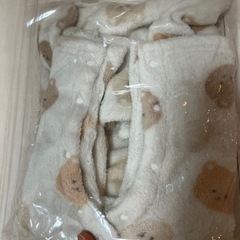 【新品】新生児用の冬用ロンパス(サイズ70)の画像