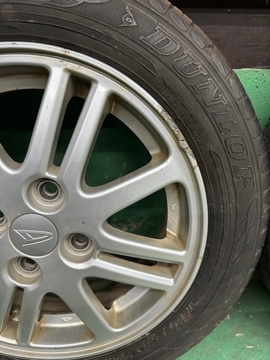 【取引中】155/65R14 夏タイヤ　ダイハツ純正アルミ