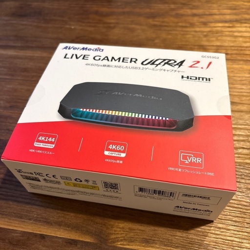 【キャプチャーボード】　AVerMedia LIVE GAMER ULTRA 2.1 