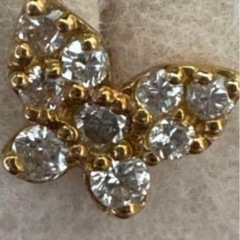 k18ダイヤモンドピアス　新品の画像