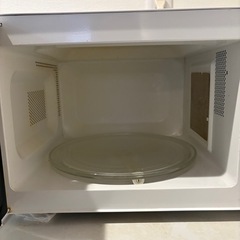 引渡し予定あり【動作OK】シャープ 電子レンジ 使用感・黄ばみありの画像