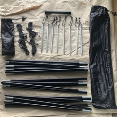 【美品フルセット】 ThousWinds タウラスダブルテント 牡牛座テント ブラック＋専用グランドシートの画像