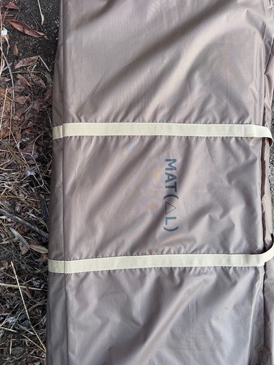 美品】DOD ワンポールテントL用マット MA8-771-BR (鶏さん) 穂高の