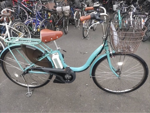 ❗️バッテリー新品キャンペーン試乗?新車みたいな⭐️中古電動ママチャリ　ヤマハPASナチュラ　パナソニックビビ　ブリヂストンアシスタ