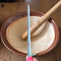 蒸し器、当たり鉢、当たり棒の画像