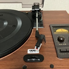 昭和レトロColombia  GP-14一体式レコード、カセットオーディオプレーヤーの画像