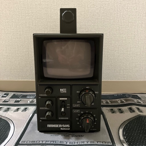 National RANGER-505白黒テレビTR-505A DC12V 6W (#.たけ⚜️ボックス