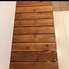 縁台、ベンチ、アイリスオーヤマ製の画像