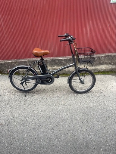 【京都発】京の楽チャリ　電動アシスト自転車　パナソニック　グリッター　ガンメタ色