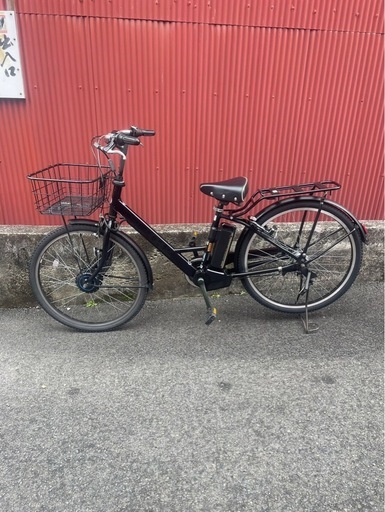 【京都発】京の楽チャリ　電動アシスト自転車　ブリヂストン　ステップクールズ　黒色③