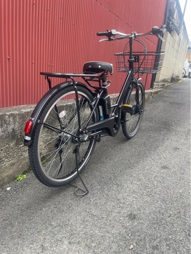【京都発】京の楽チャリ　電動アシスト自転車　ブリヂストン　ステップクールズ　黒色③