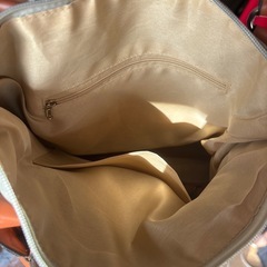 パリ空港消印風 キャンバストートバッグ 大容量 レトロデザインの画像