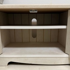 【お譲り先決定】 ニトリ ホワイト　テレビ台の画像