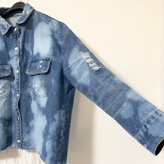 リメイク品 デニムジャケット ユニセックスの画像
