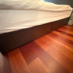 KEYUKA ケユカ ベッドフレームのみ　クイーン　収納付きの画像