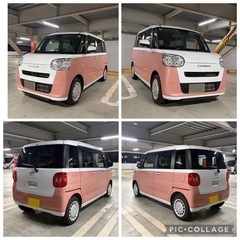 値下げしました ちょい乗り ダイハツ ムーヴキャンバス ストライプスX 走行800km の画像