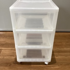 プラ衣裳ケース【町田市再生家具】0306Bの画像