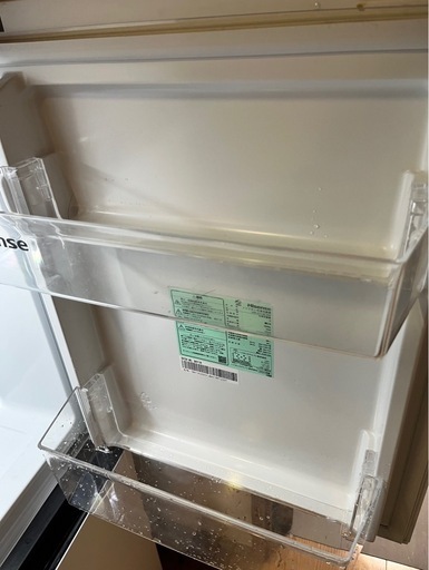 ハイセンス冷蔵庫162L　2024年製