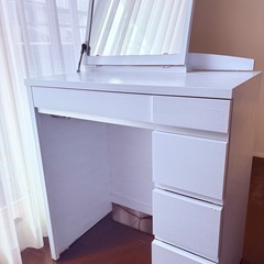 ドレッサー  ホワイト【取引進行中】の画像