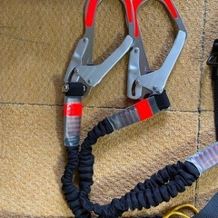 【美品】墜落防止用器具（二丁掛けフルセット）の画像