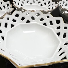 【決まりました】未使用　飾り皿　お菓子入れ　磁器製ボウル 5枚の画像