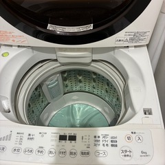 【引渡者決定済】【3/15.16引き取り限定】 東芝　全自動電気洗濯機　AW-6D3Mの画像