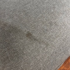 訳あり★ファブリックソファ　2人がけ　布貼りソファの画像