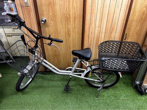 20インチ　S-tech カゴ付き自転車　ギアなし　白