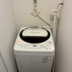 【引渡者決定済】【3/15.16引き取り限定】 東芝　全自動電気洗濯機　AW-6D3Mの画像