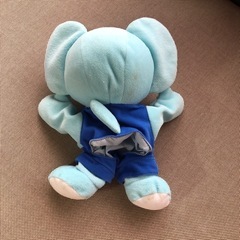 【無料】ゾウのぬいぐるみ（パペット）の画像