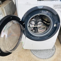 直接引き取り大歓迎⭐︎大阪府下又は近郊は配送設置込み🉑日立 10/6kg ドラム式洗濯乾燥機 BD-S3800L 2016年製/MPJ031-22の画像