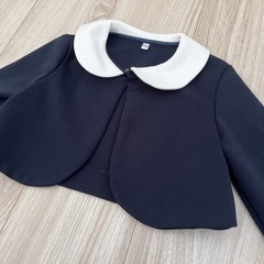 キャサリンコテージボレロネイビー紺入学式卒園式丸襟110センチの画像