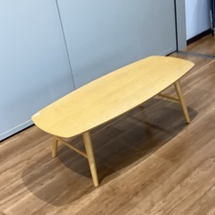 折り畳みセンターテーブル【町田市再生家具】　253589の画像