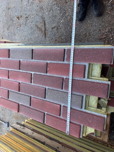 PAN-BRICK 850FR パンプリック　赤レンガ風外壁材　10パレット