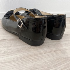 21cm 女の子　子ども用フォーマルシューズ　靴　黒　セレモニー の画像