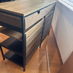 食器棚あげます(横幅120センチ)の画像