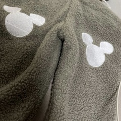 ディズニー　ミッキー　ボア　オーバーオール　95の画像