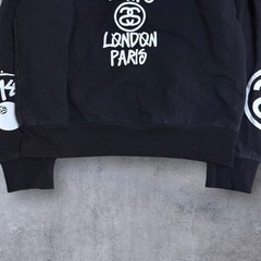 PENGPENGNIU STUSSY logo スウェットパーカー 140サイズの画像