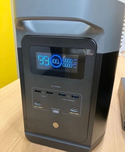 受け渡しの方決定しました、
ECOFLOW DELTA2ポータブル電源 本体
