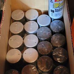 PRO-ACT ラッカー　スプレー　黒１１本　シルバー１０本　計2１本　新品の画像