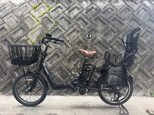 パナソニックのチャイルドシート付き電動自転車バッテリー13.2ah