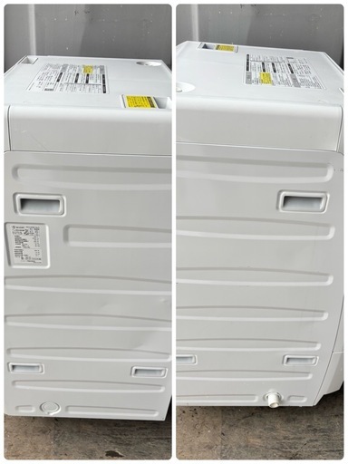 ??⑤訳あり2022年製(ひび割れ有り) SHARP　ES-S7g-NL?? ドラム式洗濯機乾燥 コンパクト　マンション　サイズ　洗濯