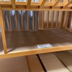 【標準サイズ】【ハイタイプ】ベビーベッドの画像