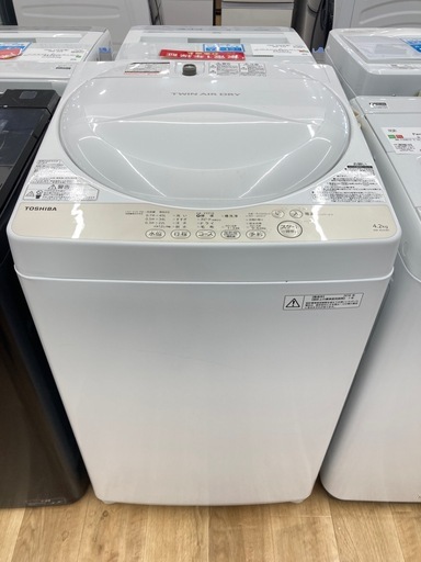 【トレファク高槻店】安心の6ヶ月間保証！取りに来られる方限定！TOSHIBA（東芝）の全自動洗濯機のご紹介です！