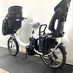 1年保証 送料無料　新型　ヤマハ　パスキッスミニアン　20インチ　白色　電動アシスト自転車　g306の画像
