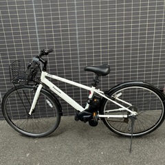 走行距離2倍走ります。電動クロスバイクバッテリー2倍、の画像