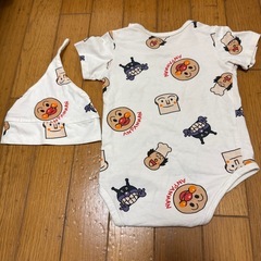 アンパンマン帽子肌着セットの画像
