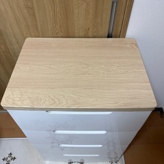 天板付き4段チェストボックス の画像