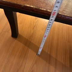 古家具・木製折りたたみローテーブルの画像